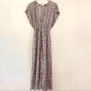 Style Envy Sheer Floral Maxi Swim Cover Up Dress